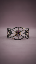 Astral Cuff Bracelet with Holographic Accents