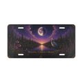 Personalized 🌖 Waning Gibbous Moon Vanity Plate | July Moon & Crane Custom License Plate