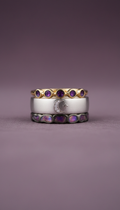 Celestial Stackable Rings in Sterling Silver