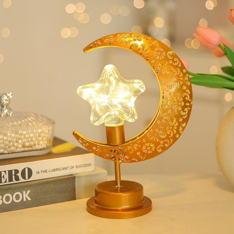 MR060 LED Wrought Iron Moon Lamp