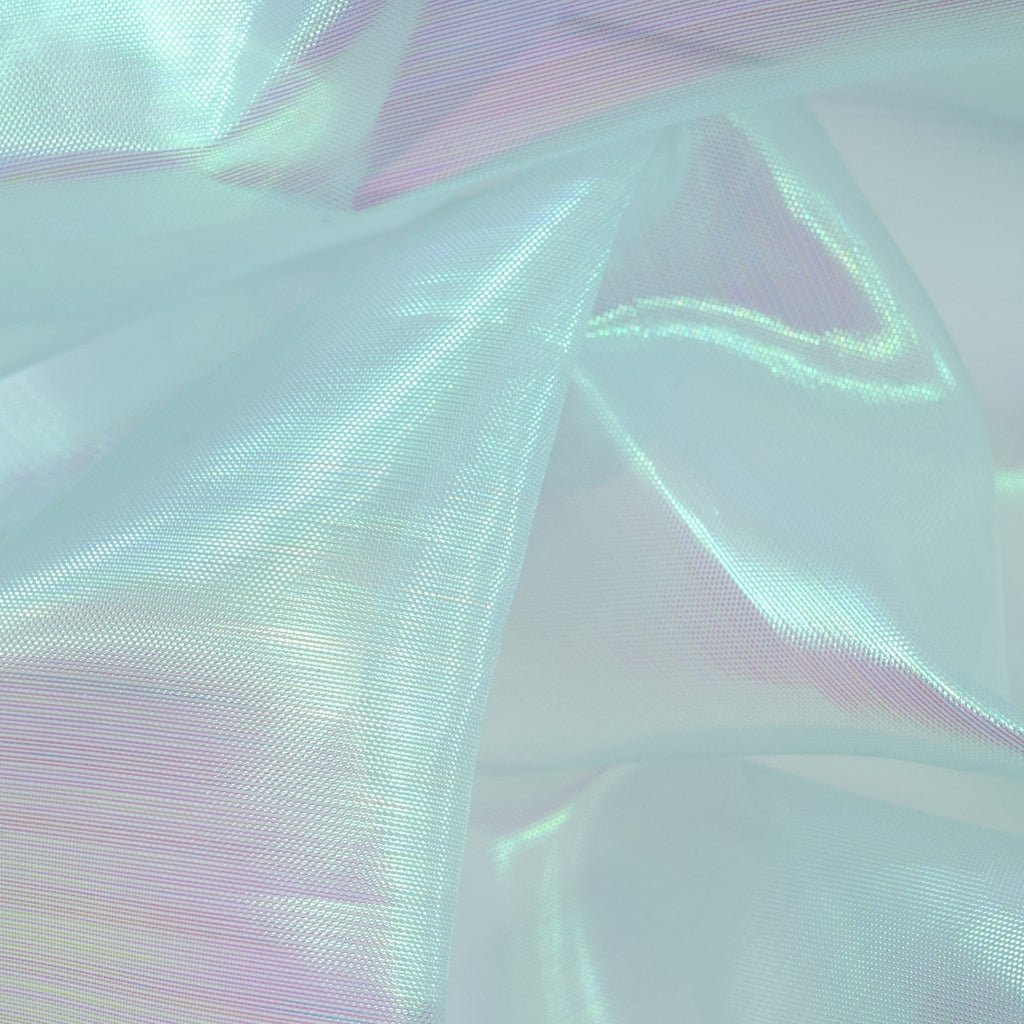 Pastel Iridescent Organza Fabric | Blue Moon Fabrics